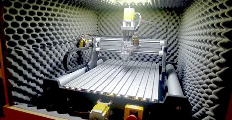 cnc machine decibels|sound barrier for cnc machine.